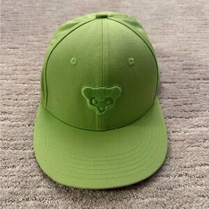 CHICAGO CUBS Lime Green Adjustable Cubbie Bear Hat